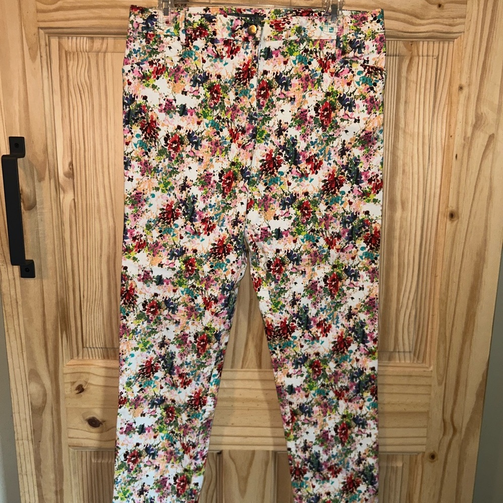 Elliott Lauren Floral Print Pants